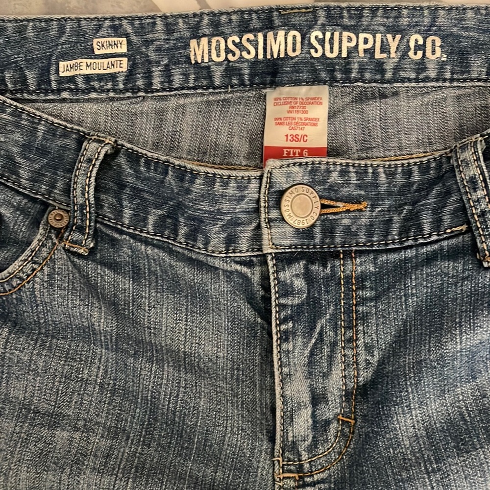 Low Rise Light Denim Mossimo Skinny Jeans
